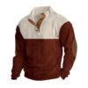 Spring And Autumn New Men's Stand-up Base Shirt Casual Sports Pullover