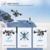 V14 Professional Drone 6K HD Dual Camera Wifi FPV Portable RC Quadcopter 2 BATTERY,Drones Suitable For Adults & Beginners.Logistics Is Randomly Sent By UPS,USPS,Self-pickup.