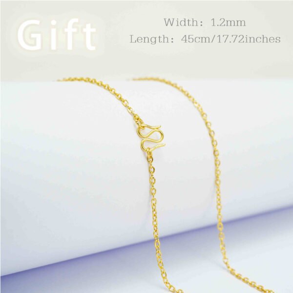 24k Gold Jewelry,Necklace Ouroboros Dragon Eating Its Own Tail Ancient Symbol Of Infinity Double Sided Pendant Necklace