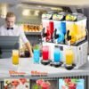 Commercial Slushy Machine 15Lx3 Tank Margarita Smoothie Frozen Drink Maker