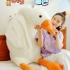 Cute Big White Geese Pillow Plush Toy