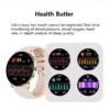 Ultra Slim Smart Watch For Men Women, 1.43 AMOLED Screen Fitness Watches ,  LP67 Outdoor Watch For Android Ios