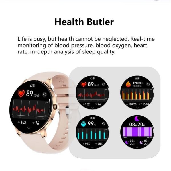 Ultra Slim Smart Watch For Men Women, 1.43 AMOLED Screen Fitness Watches ,  LP67 Outdoor Watch For Android Ios
