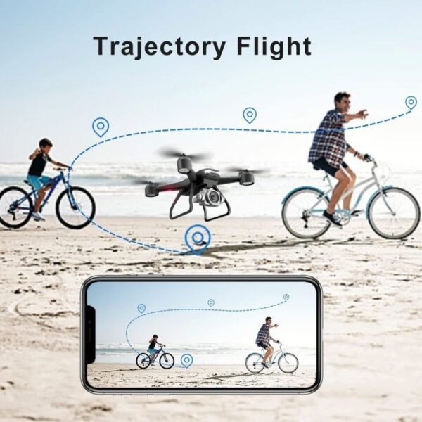 V14 Professional Drone 6K HD Dual Camera Wifi FPV Portable RC Quadcopter 2 BATTERY,Drones Suitable For Adults & Beginners.Logistics Is Randomly Sent By UPS,USPS,Self-pickup.
