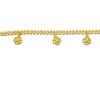 24K Gold Filled Bracelet For Women, FourLeaf Clover Round, Valentines Day Gifts