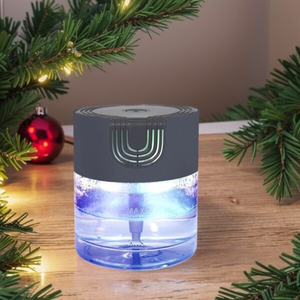 Air Purifier -Air Washer With LED Night ColorfulLight, For Home And Office., Small Essential Oil Aroma Diffuser For Smoke, Pets