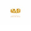 24k Gold Jewelry,Classic Twist Chain Open Rings For Women Zircon Geometric Twist Wrapped Couple Ring Jewelry