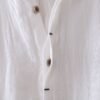 Men's Fashion Solid Color Retro Distressed Linen Shirt