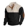Spring And Autumn New Men's Stand-up Base Shirt Casual Sports Pullover