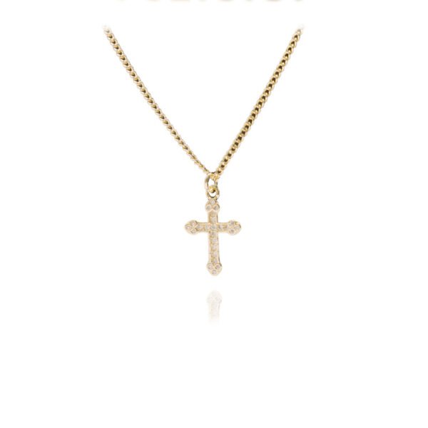 24k Gold Jewelry,Cross Heart Charm Choker Necklace For Women Dainty Layered Lip Chain Necklace Stainless Steel Trendy Jewelry