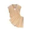 Casual Two-piece Set Sleeveless Top And Shorts